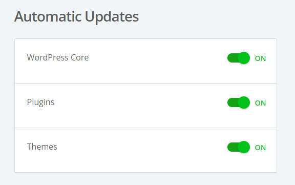 Bluehost India review automatic updates